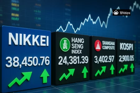 Asian stock market traders celebrating gains amid US‑China trade deal optimism