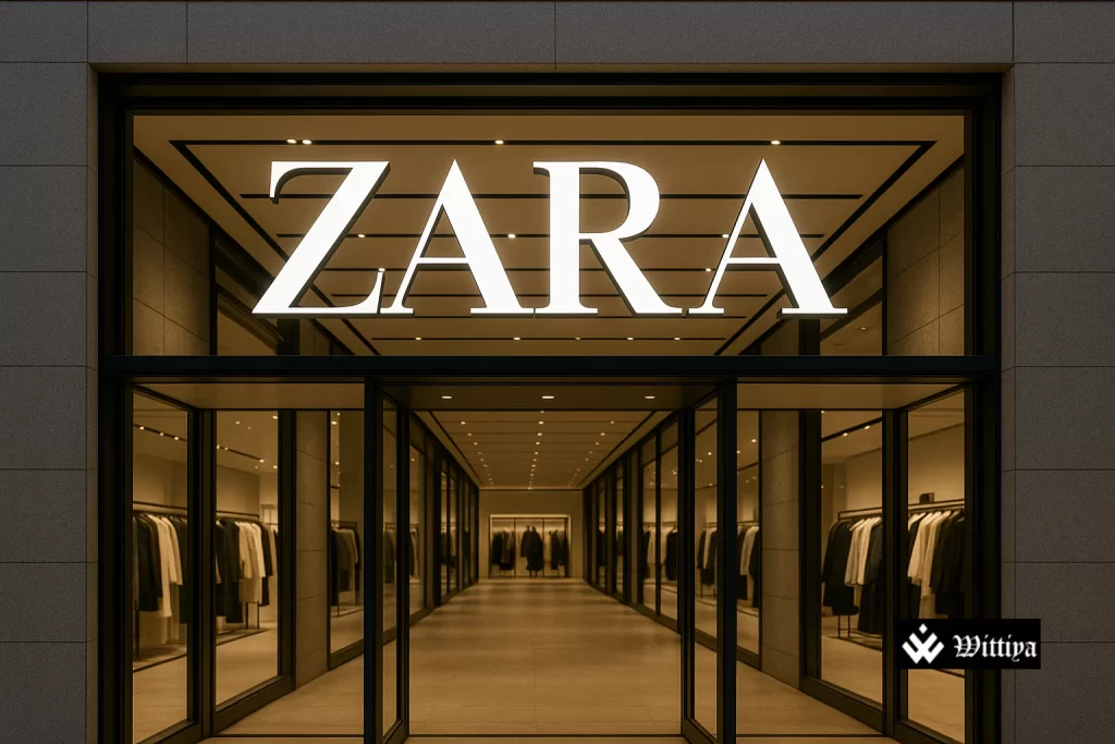 Zara retail store in India reflecting profit growth in FY25