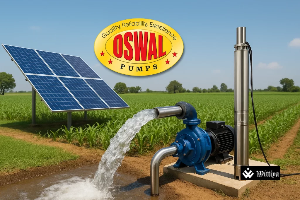 Investor examining subscription monitor showing 78% subscription for Oswal Pumps IPO on day 2