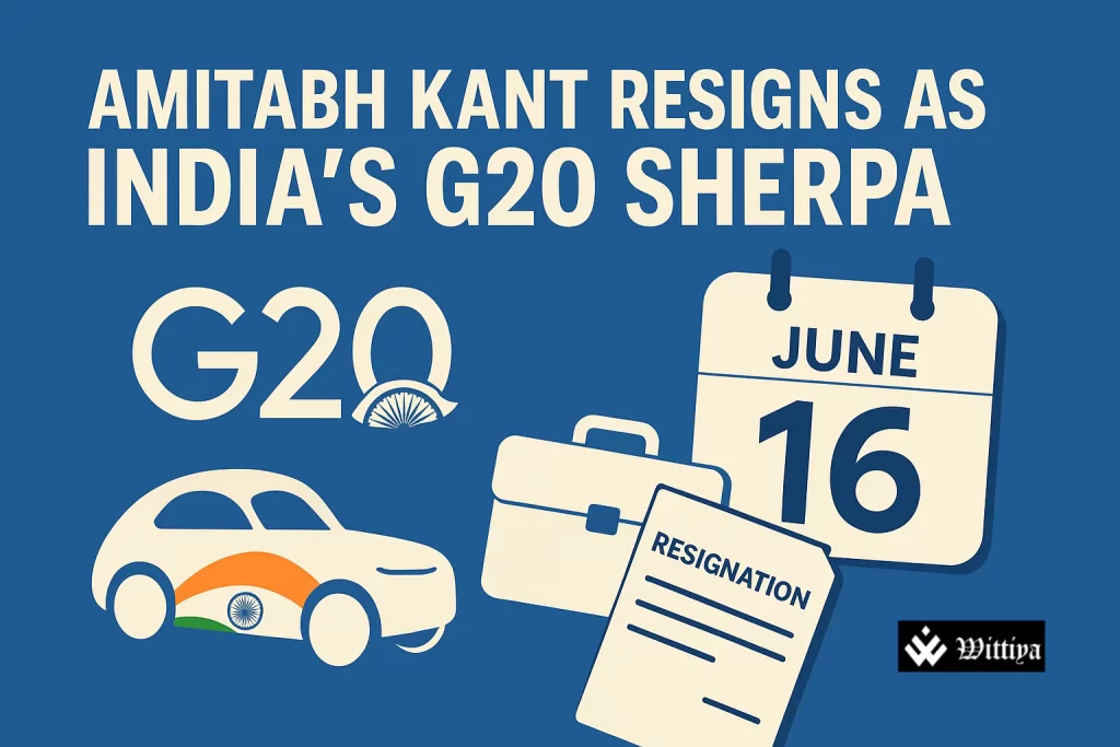 Amitabh Kant resigns as G20 Sherpa after 45 years in Indian government