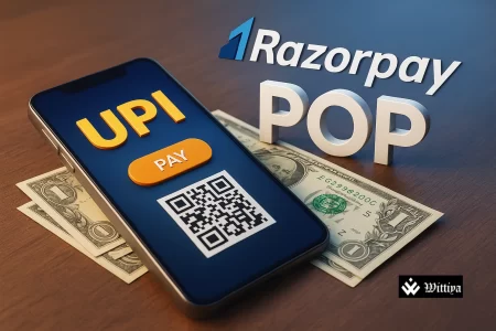 Razorpay and POP logos with UPI interface graphics symbolizing $30 million investment