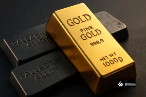 Gold alloy samples under inspection leading to new Indian import rules