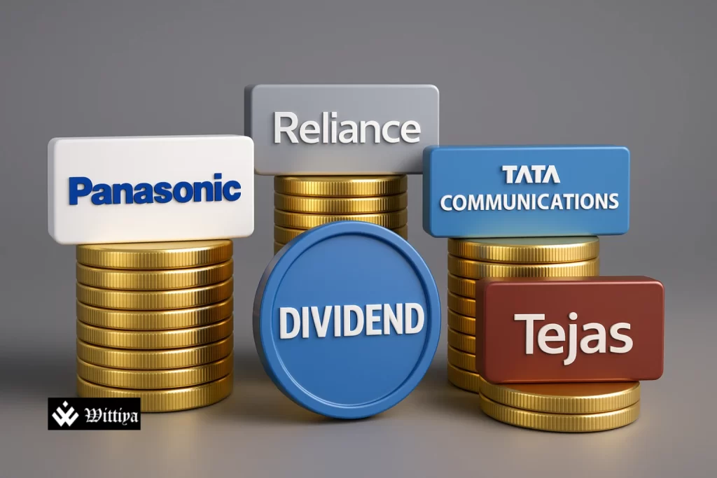 Trading screen showing multiple stock charts ahead of ex‑dividend date June 19