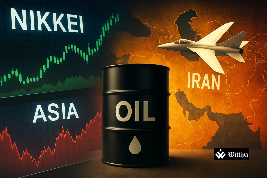 stock market charts under geopolitical stress