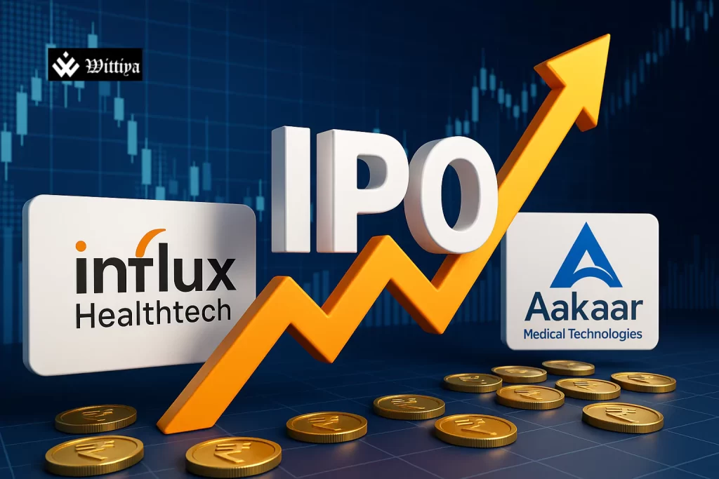 Calendar showing 17 upcoming IPOs this week in India on NSE and BSE