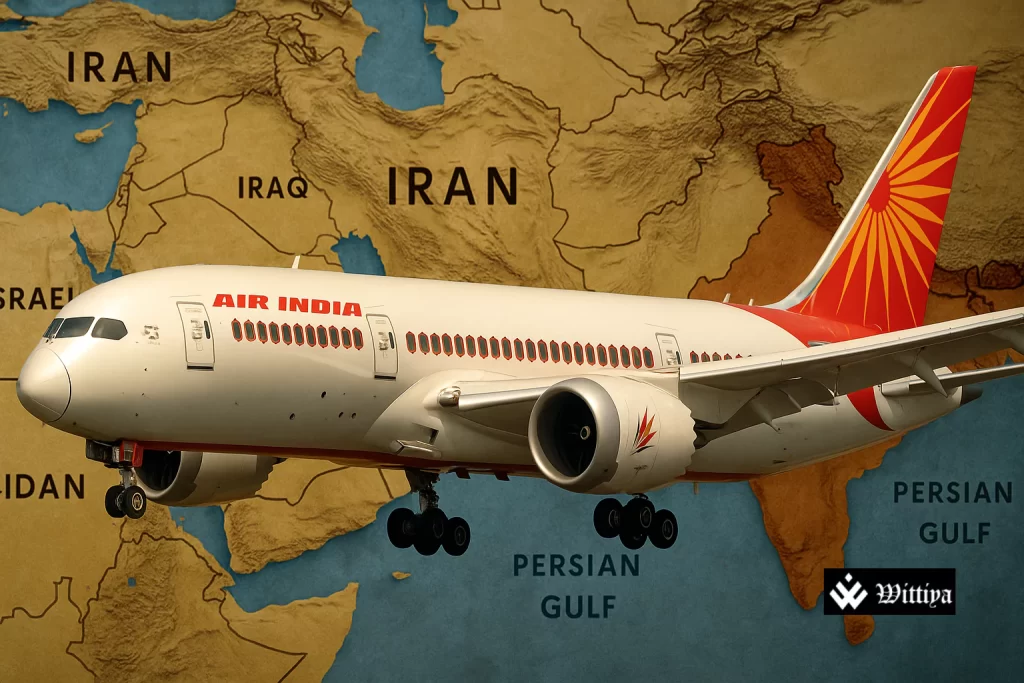 Air India aircraft rerouted as West Asia conflict escalates, affecting international flight paths