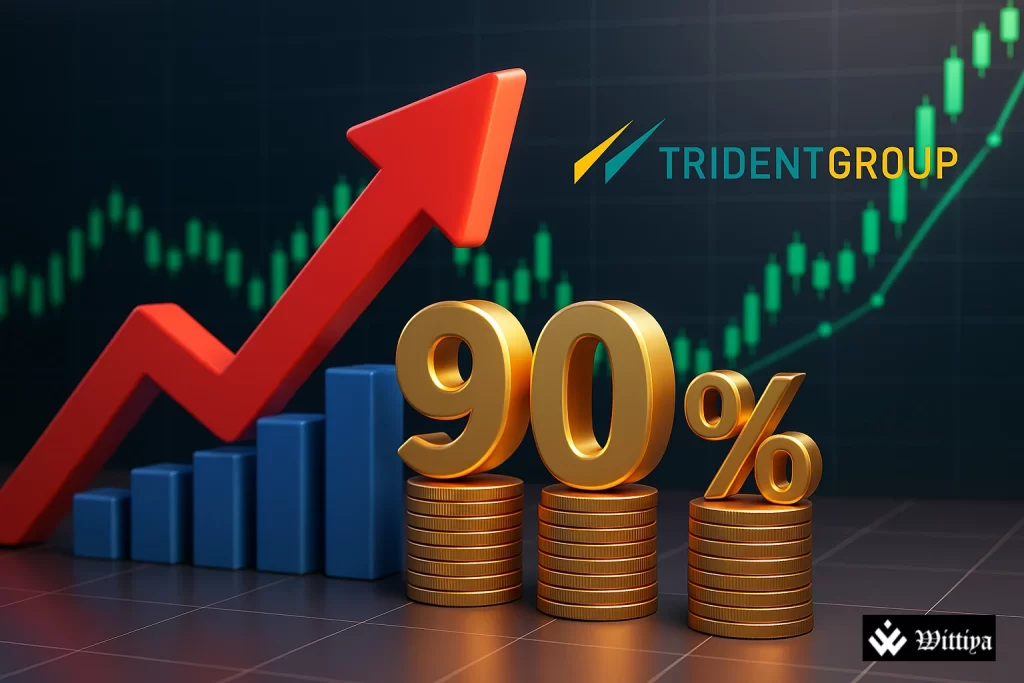 Trident Limited Q1 profit surge and share price rally due to margin expansion and cost control