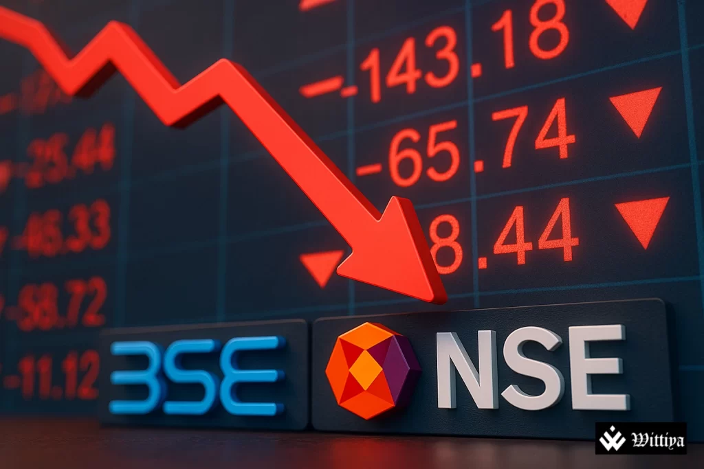 BSE and NSE indices in sharp decline as investor wealth erodes amid market sell-off