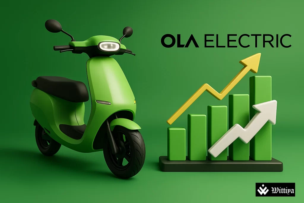 Ola Electric Mobility stock rallying on July 23 following strong quarterly financial update