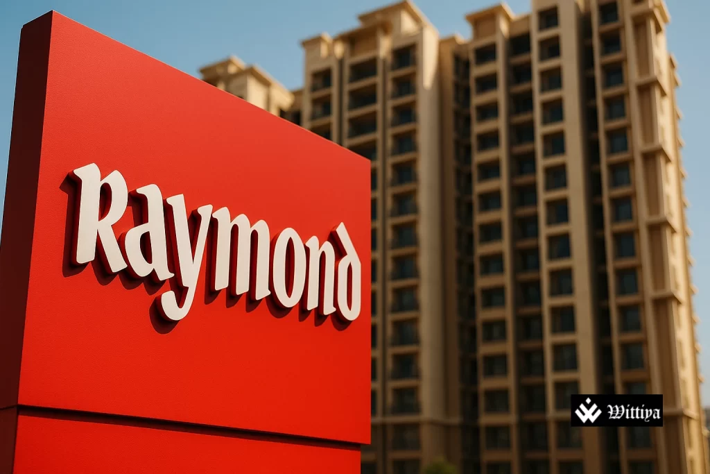 Raymond Realty logo alongside separated business operations graphic