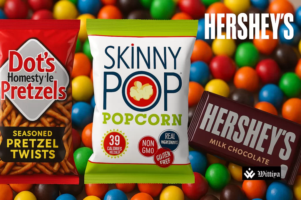 Hershey’s new chocolate bar recipe highlighting simpler ingredients and cleaner packaging