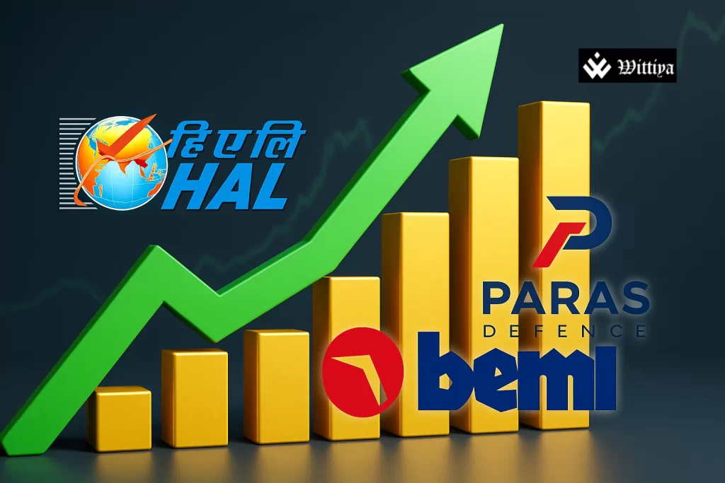 Missiles at an Indian defence base with US and Indian flags symbolizing new strategic pact