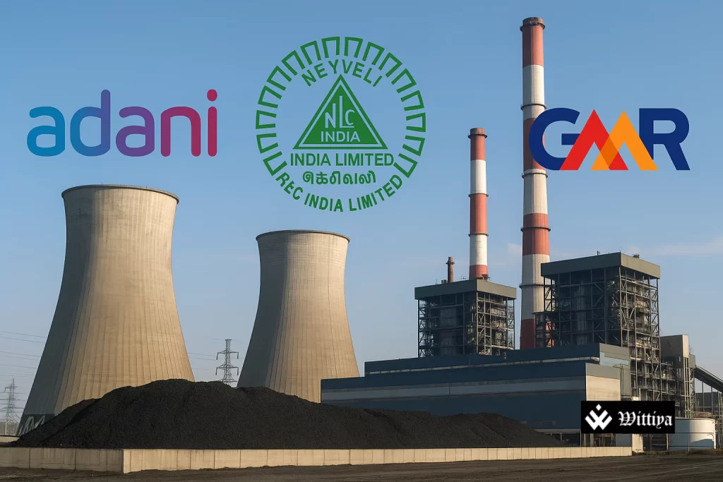 Thermal power plant expansion in India with coal-fired plant and grid infrastructure