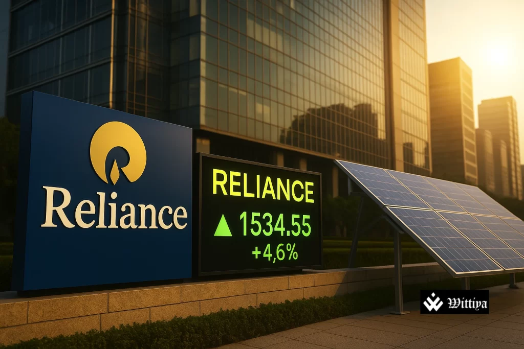 Reliance Industries headquarters showcasing AI and green energy ambitions