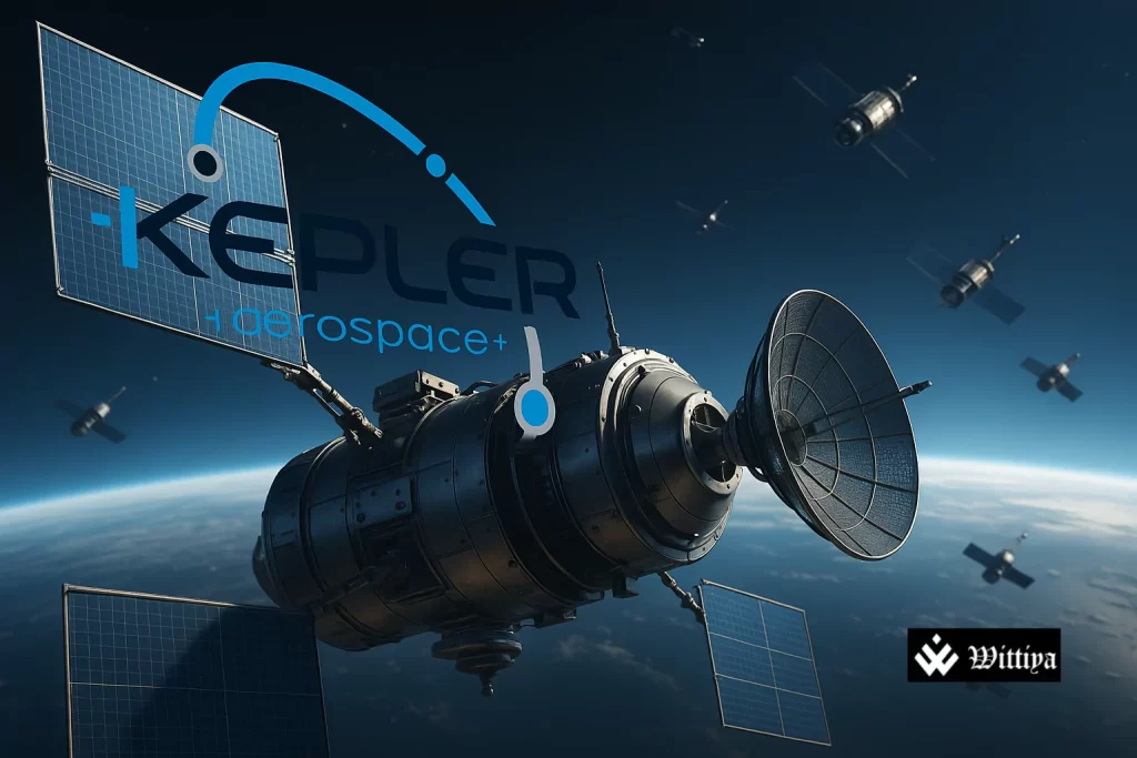 Kepler Aerospace satellite or ground station showcasing India's autonomous space surveillance capabilities