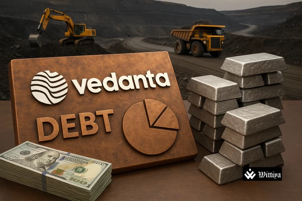 Vedanta corporate office building reflecting leadership exit under market pressure