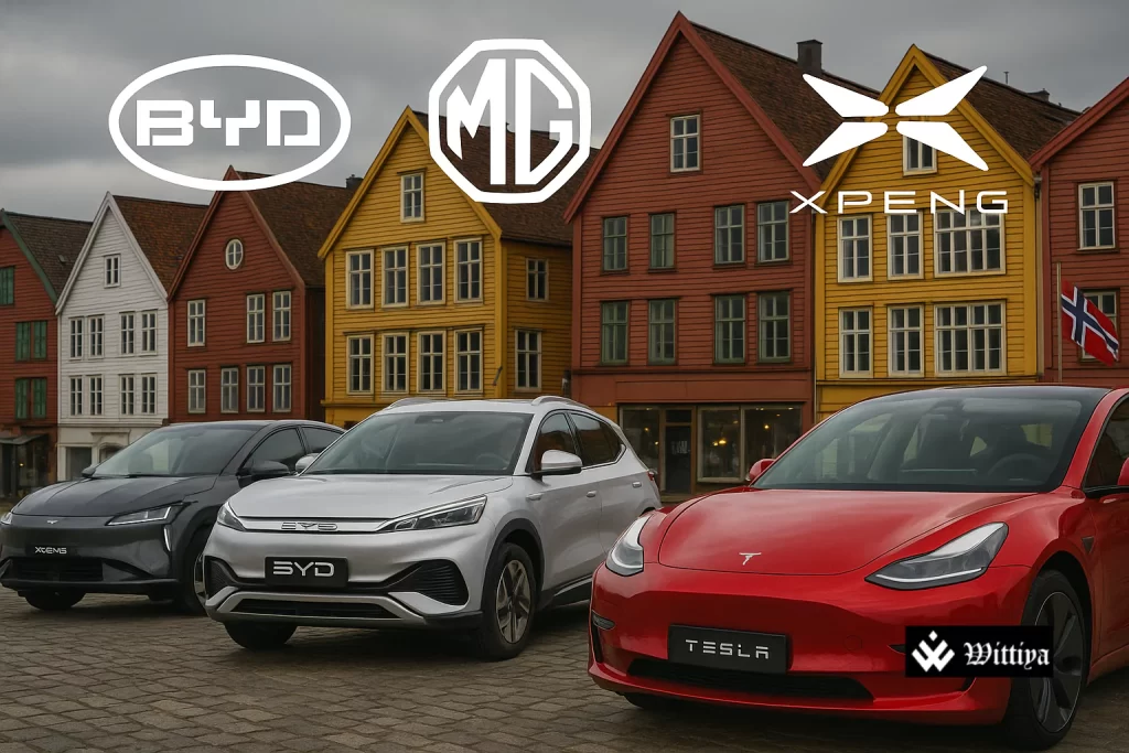 Chinese electric vehicle manufacturers intensify competition against Tesla in Norway’s growing EV market