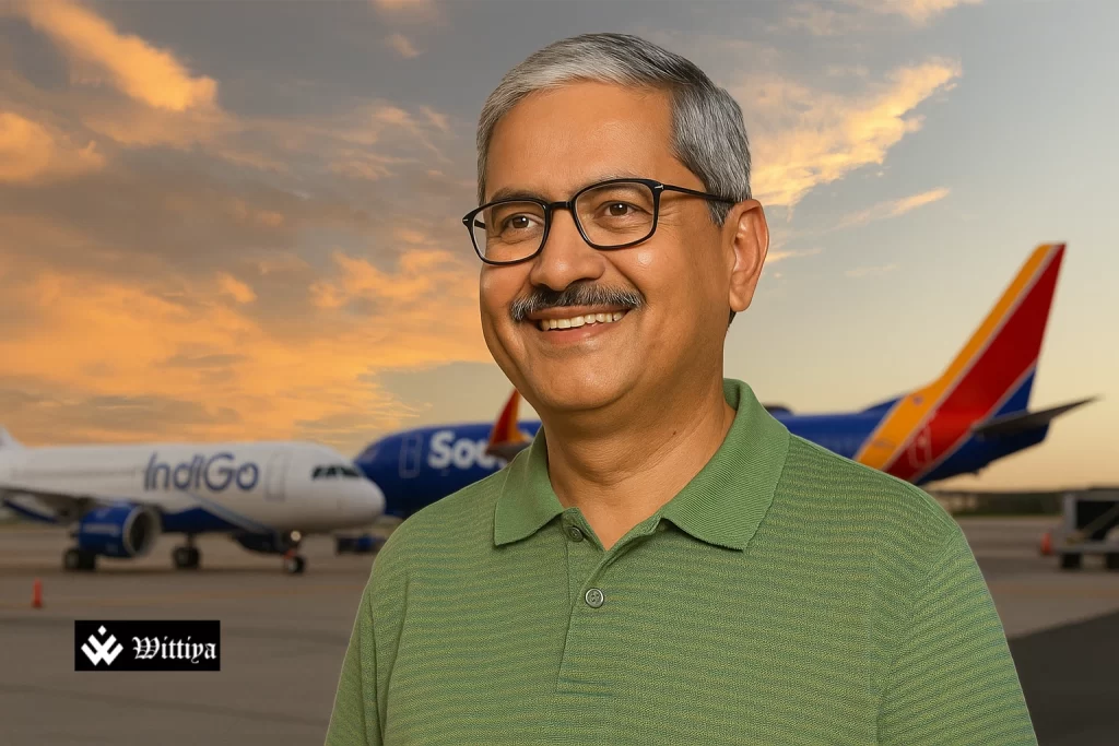 IIT graduate from Kolkata smiling with Forbes billionaire list overlay