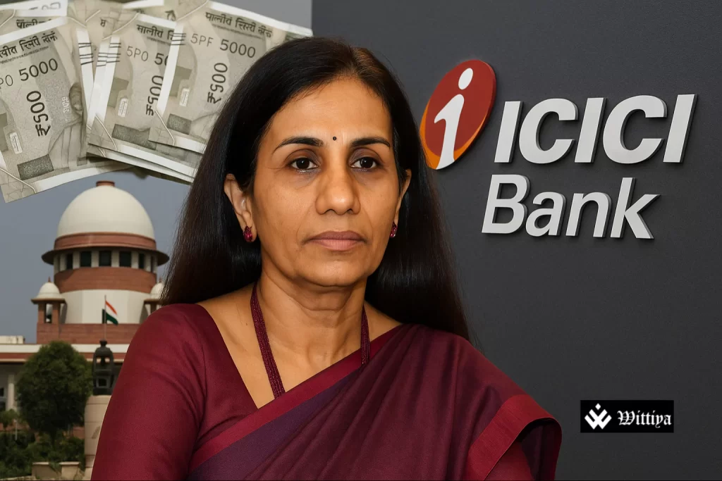 ICICI Bank scandal involving bribes, fraudulent loans, and leadership misconduct