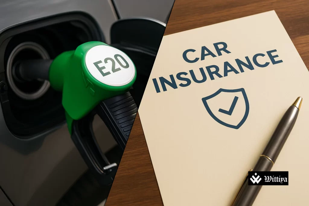 Electric vehicle charging station in India amid rising green fuel adoption and insurance premium implications.