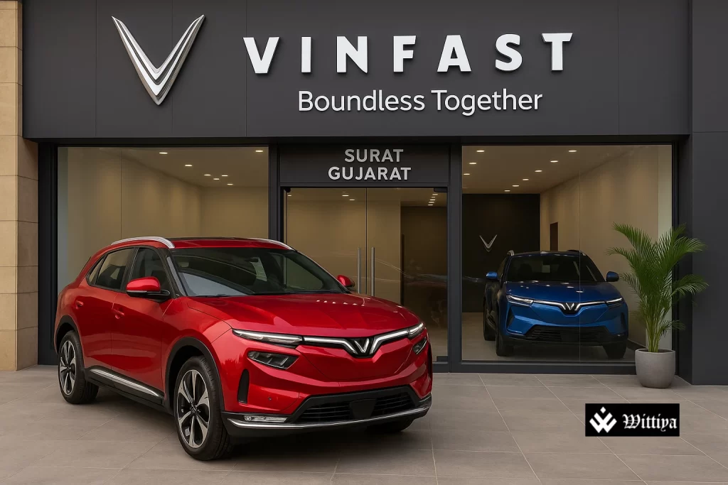 VinFast launches electric vehicles in Surat, India, entering the EV market alongside Tesla