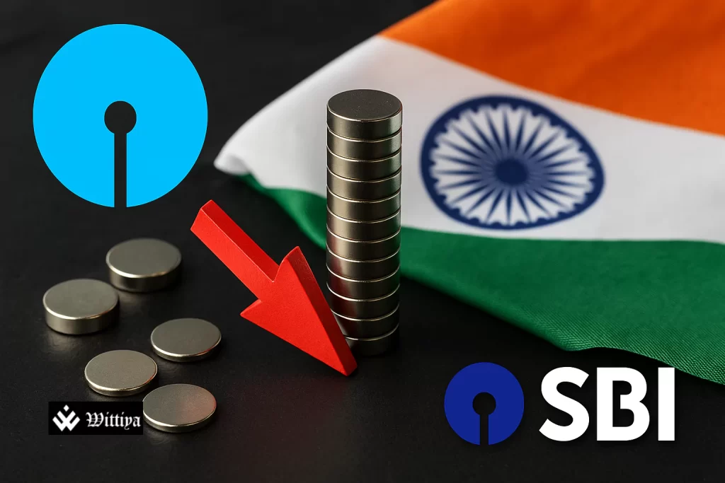 Rare earth mineral extraction site in India with excavators and raw ores