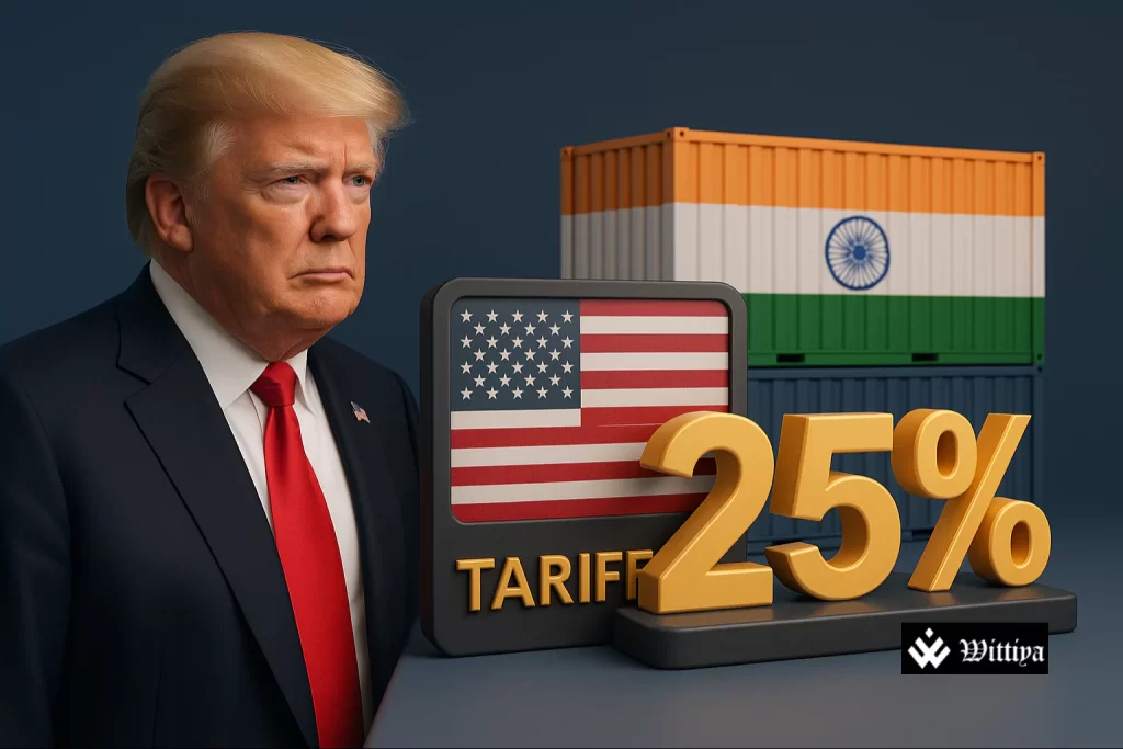 Trump imposes 25% tariffs on Indian goods amid trade tensions