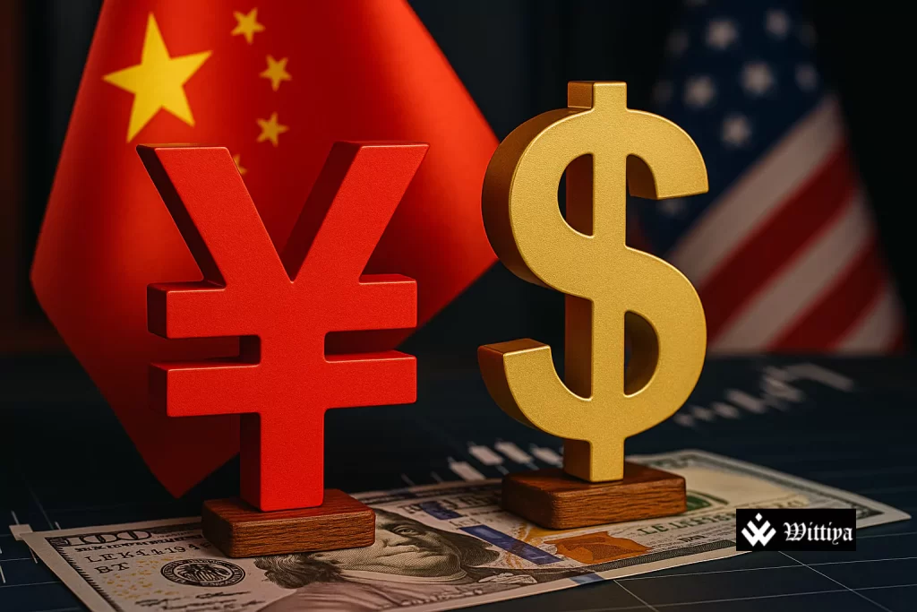 Chinese yuan rebounds sharply against the dollar on central bank stabilization