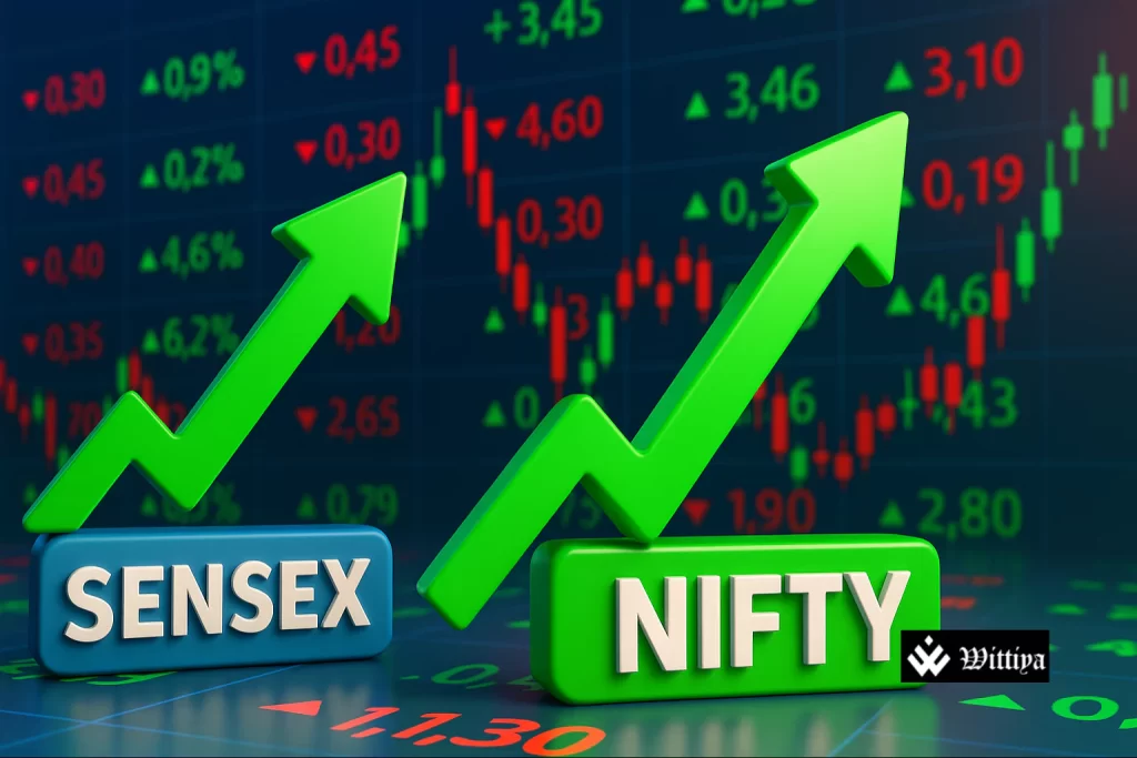Sensex and Nifty recover after early losses in Indian stock market