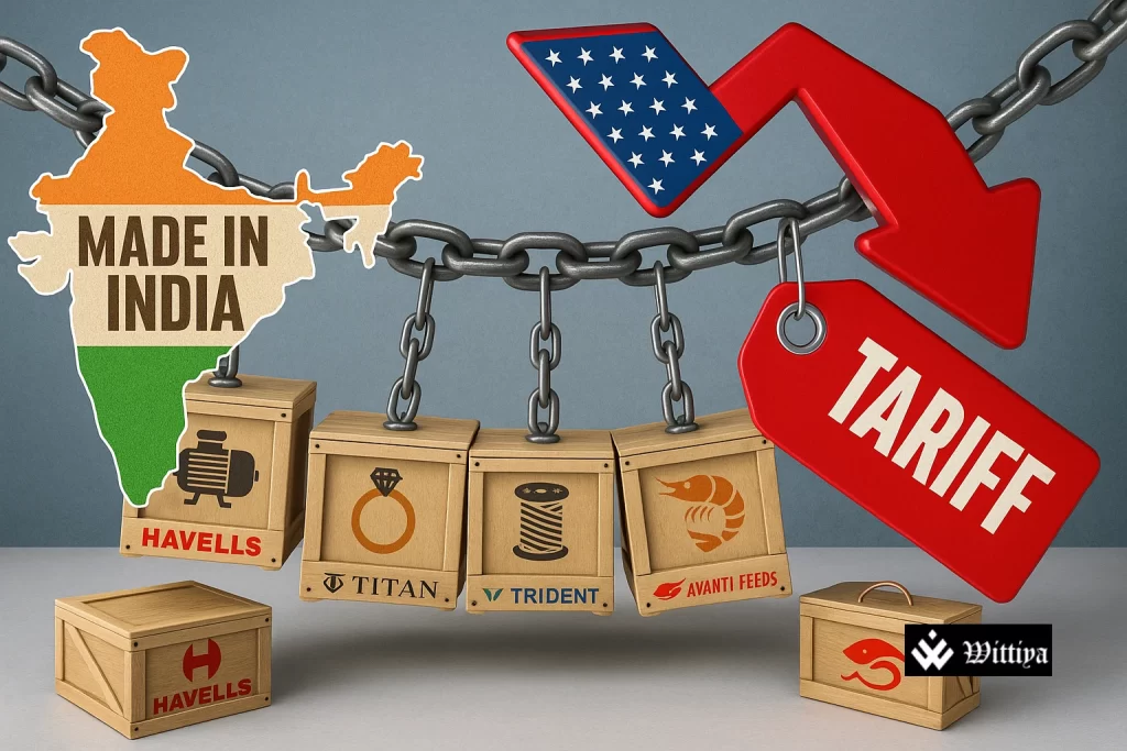 Indian exports face high US tariffs impacting key sectors like textiles and pharma