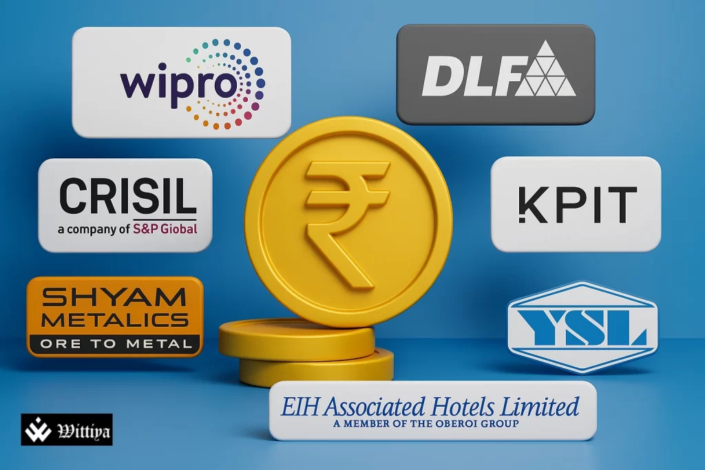 Wipro, DLF, CRISIL, KPIT, and others trade ex-dividend on July 28, 2025