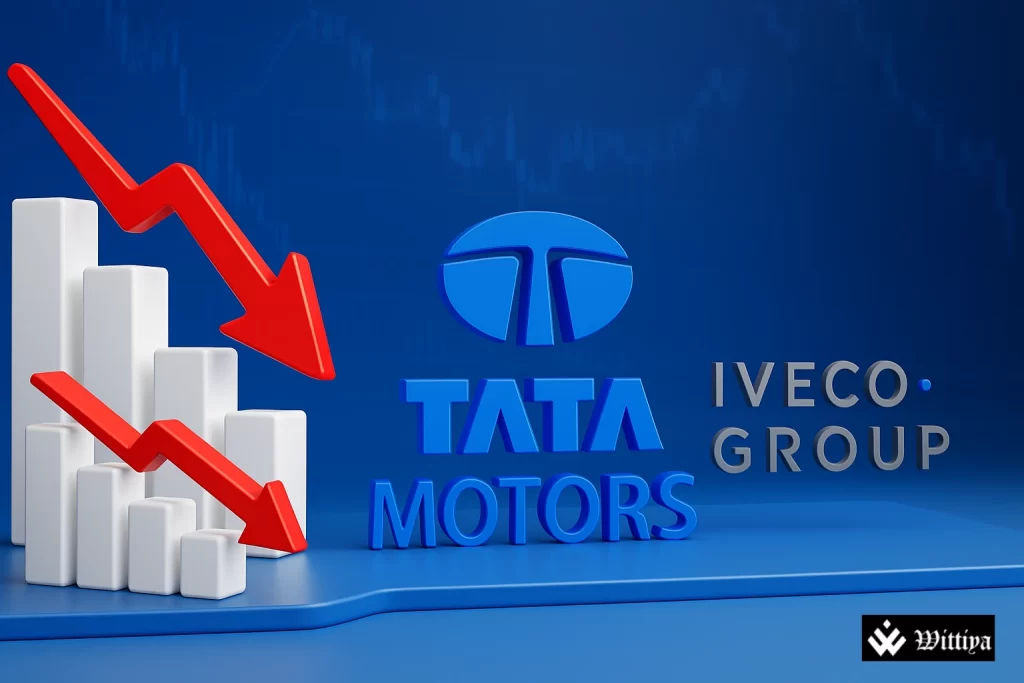 Tata Motors stock decline following $4.5 billion Iveco acquisition plan