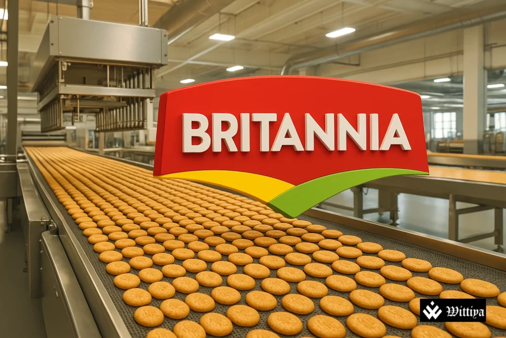 Britannia Industries biscuit and bakery production facility operating at full capacity