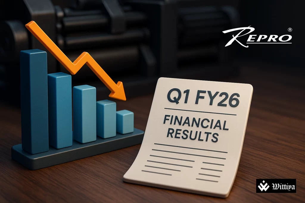 Repro India Limited headquarters in Mumbai ahead of Q1 FY26 results announcement.