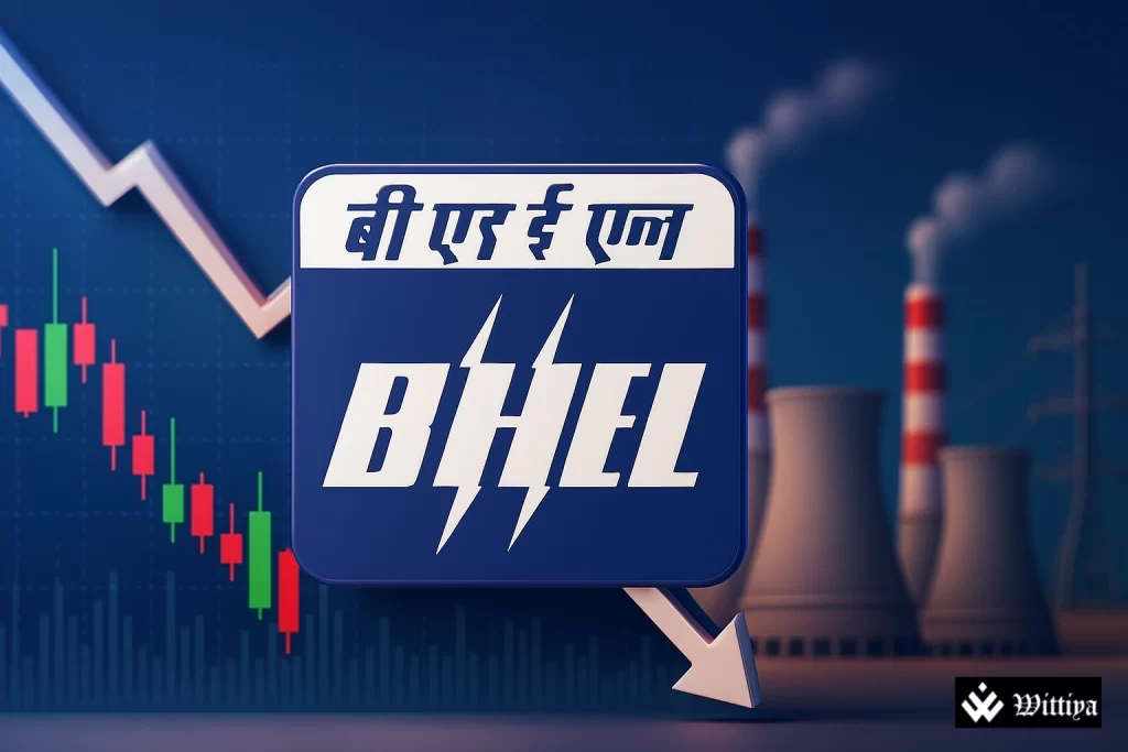 BHEL building in India; company shares drop after widening Q1 losses