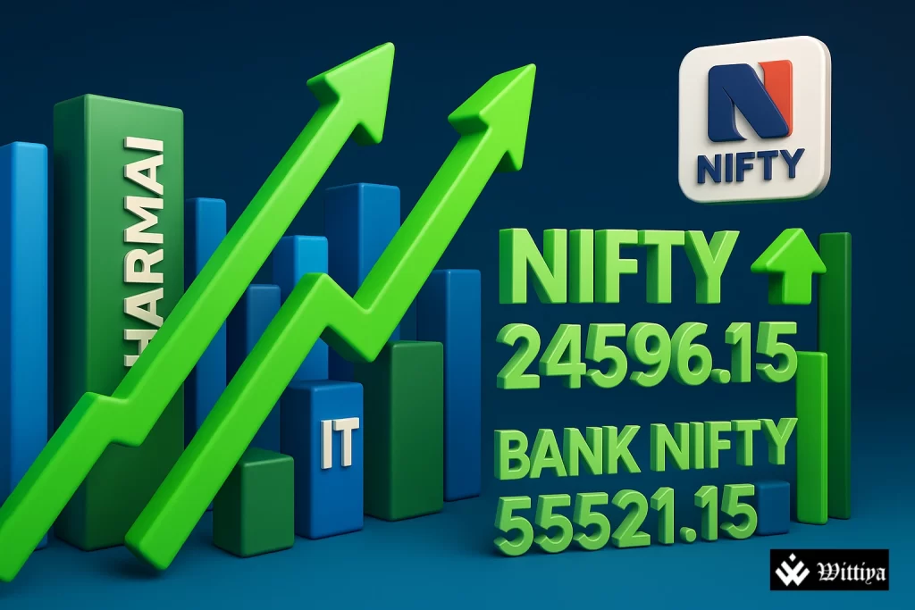 Nifty and Bank Nifty close higher as Pharma and IT sectors boost sentiment