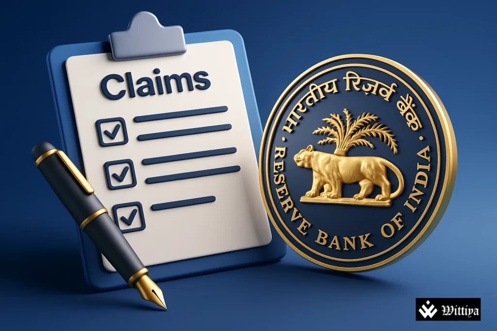 Reserve Bank of India headquarters in Mumbai, announcing new draft guidelines on claim settlement timelines.