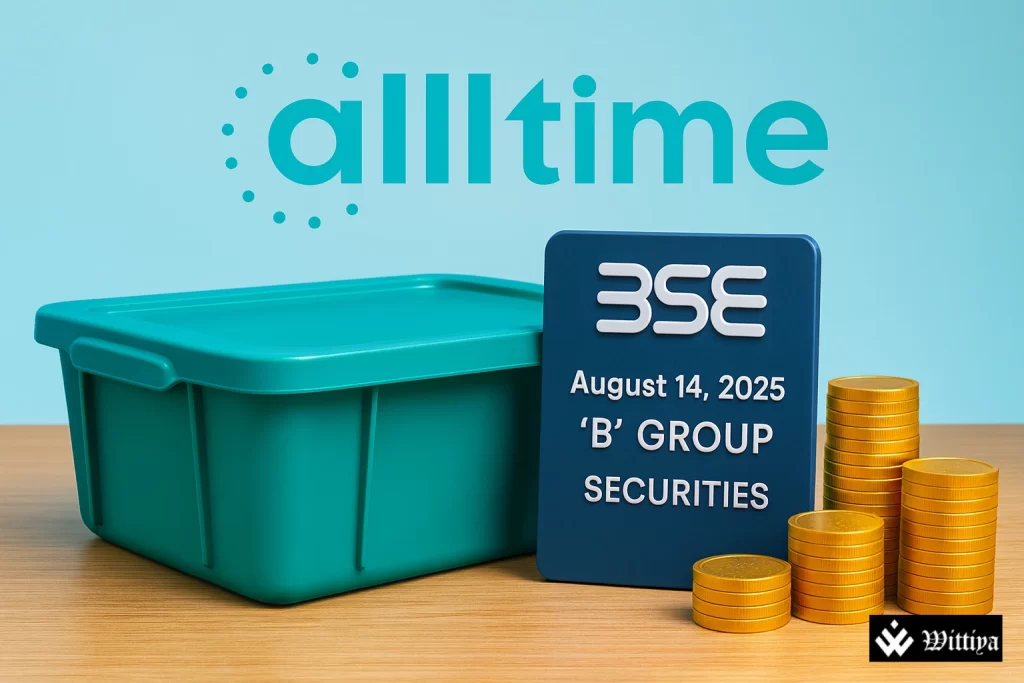 All Time Plastics Ltd equity shares listed on BSE ‘B’ Group from August 14, 2025.