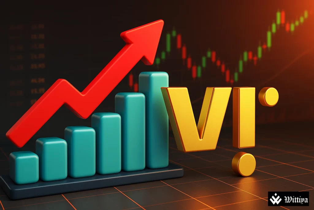 Vodafone Idea logo with stock performance update for Q1 FY26