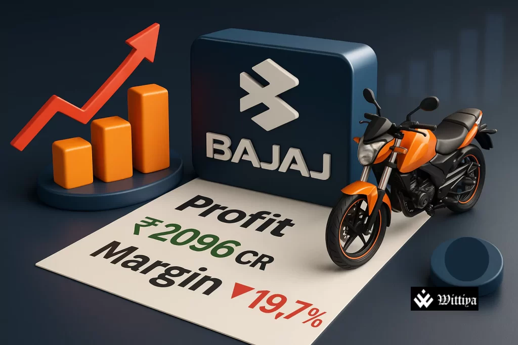 Bajaj Auto Q1 profit ₹2,096 crore FY25