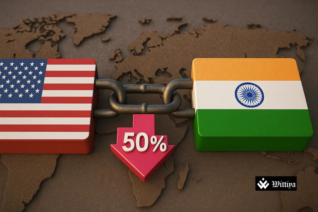India hit by immediate 50% import tariff from the US impacting exports