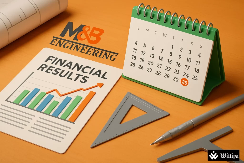 M&B Engineering Limited to announce Q1 FY26 financial results on August 25, 2025.