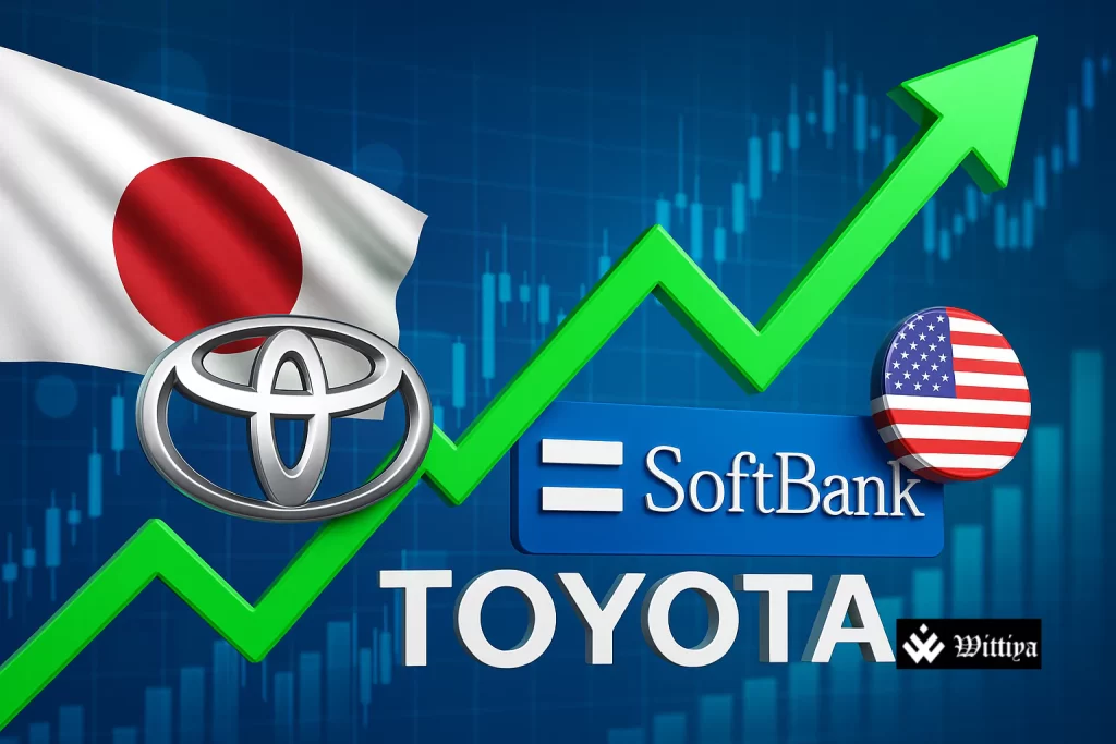 Representative image showing Japan stock market surge due to tariff relief and tech sector performance