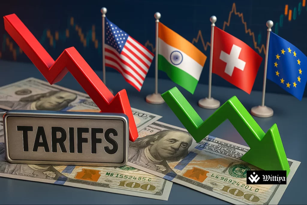 Representative image showing Trump’s tariff policy and its impact on U.S. market