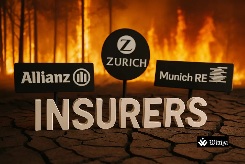 Representative image showing climate change impact and global insurance risk concerns