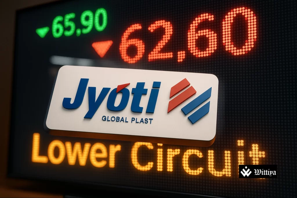 Jyoti Global Plast shares fall to lower circuit after stock market listing