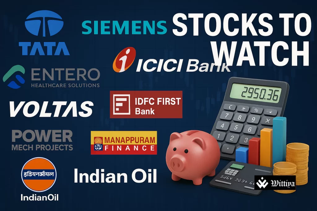 Key stocks in focus on 11 August driven by earnings reports, bank policy updates, and oil compensation developments