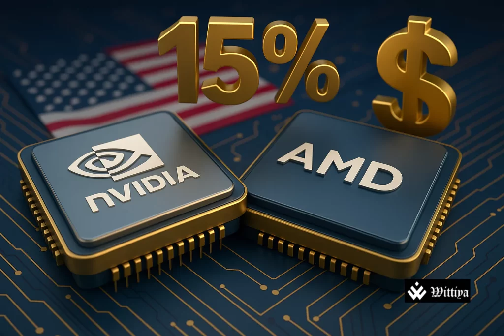 Two major tech companies allocating 15% of revenue to the U.S. government