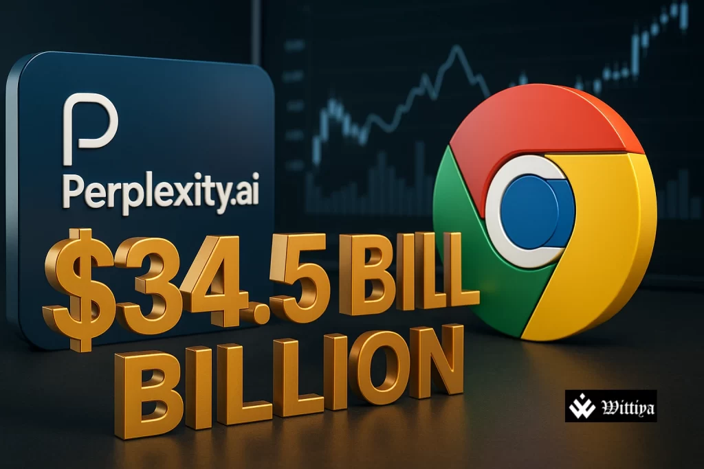 Perplexity AI proposes 34.5 billion USD acquisition of Google Chrome from Alphabet