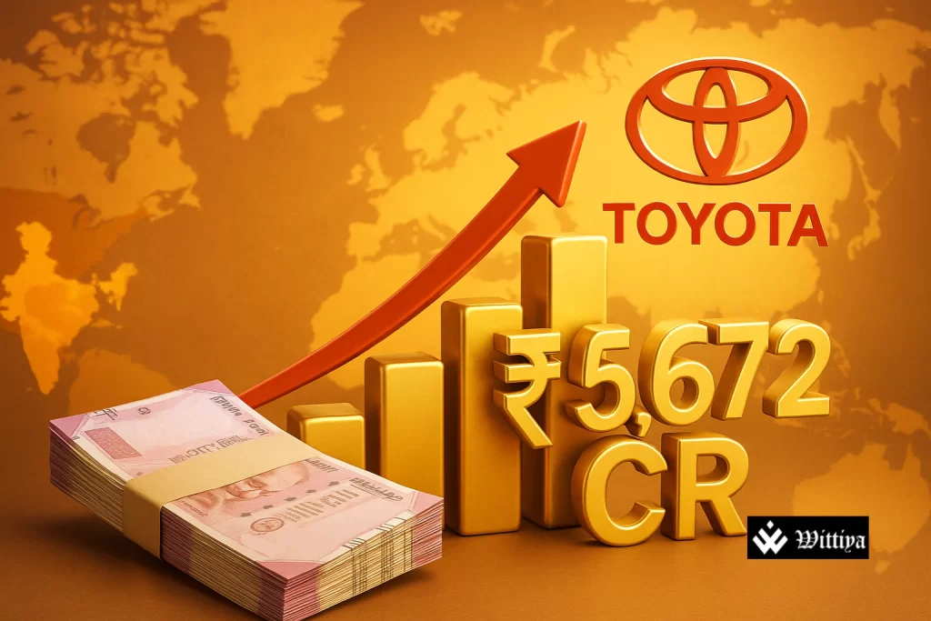 Image showing Toyota Kirloskar Motor reporting FY25 net profit growth of 18.5%
